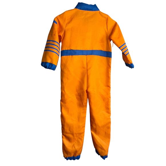 Kids Astronaut Space Suit Costume Orange Blue Size 6/8 - Picture 3 of 5